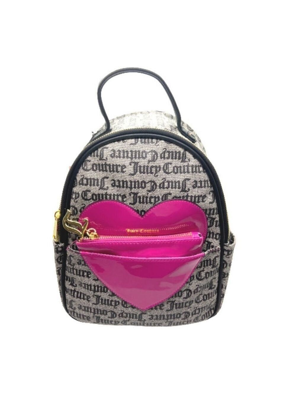Juicy Couture Mini Backpack Gothic Status Black Whole Lotta Love